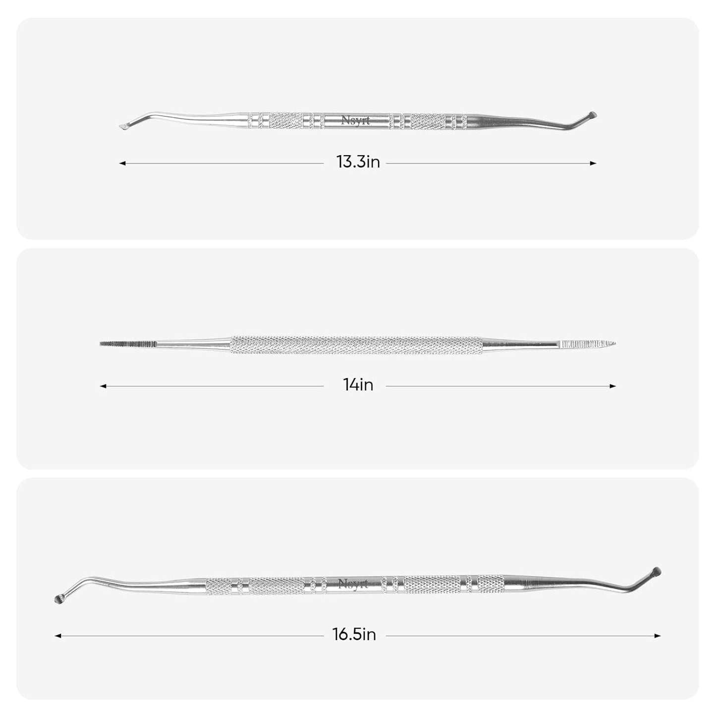 6PCS Ingrown Toenail File and Lifters,Professional Surgical Stainless Steel Ingrown Toenail Tool- Safe Nail Cleaning Treatment Pedicure Tools Kit Under Sidewall Cleaner Pain Relief Accessories