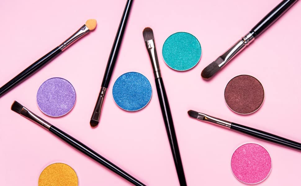 Mardi Gras Shimmering Purple Pink Violet Pressed Powder Single Vegan Eyeshadow; Talc, Paraben & Cruelty Free