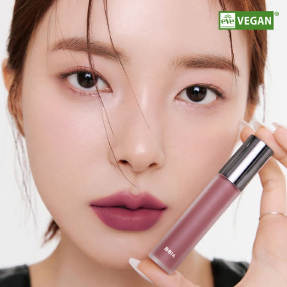 BBIA Last Velvet Tint - Soft & Creamy Matte Finish Lip Stain, Blur Effect with Velvety Texture, Long-Lasting, High Pigment, Lightweight, Non-Drying, Vegan, Korean Lip Makeup (V35 FEIGN JOY)
