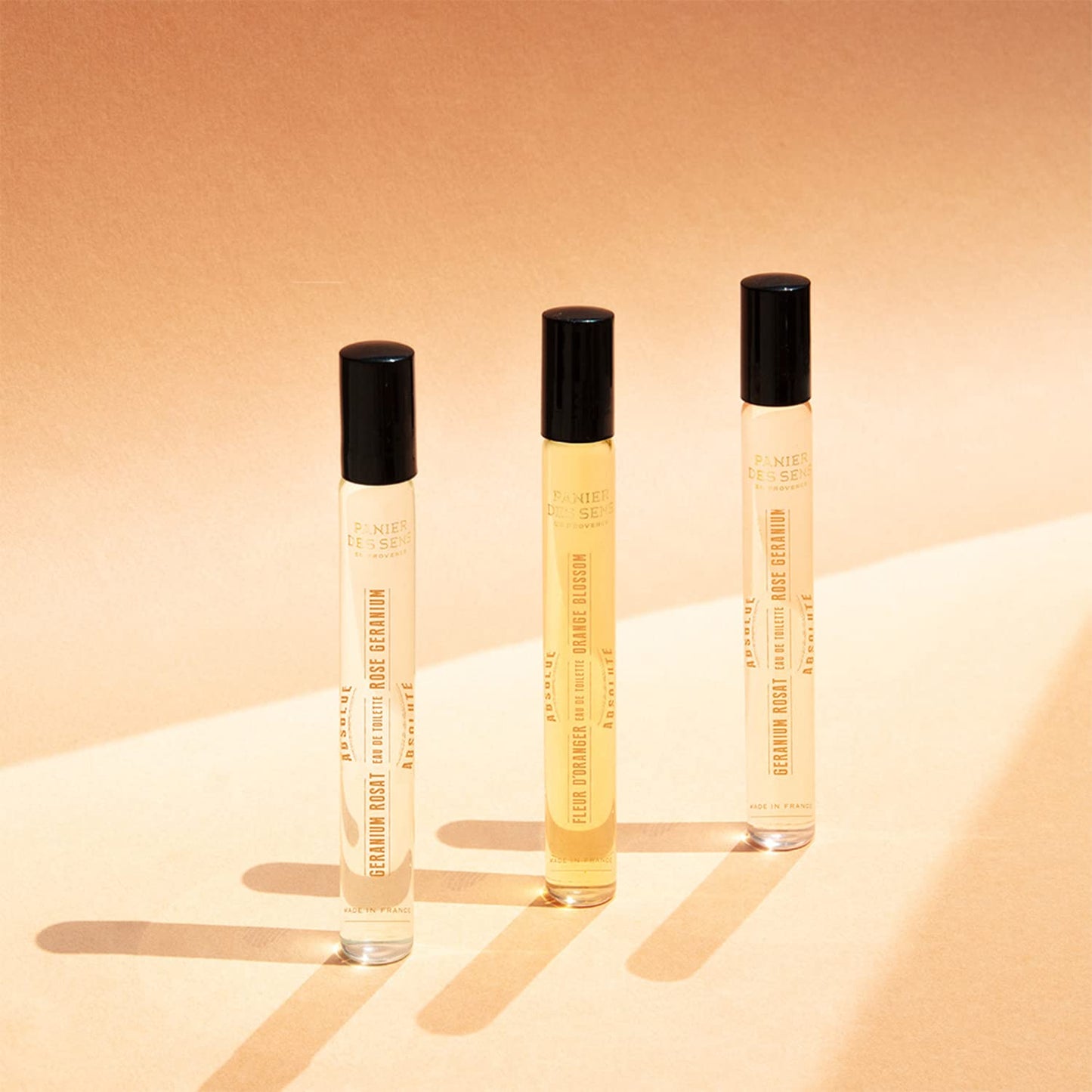 Panier des Sens β Geranium Rosat Roll-on Eau de Toilette 0.3 Floz β Floral & Herbal Fragrance - Mini Perfume for Women - Parfum Crafted in Grasse, France - Daily Use - Light Travel Perfume