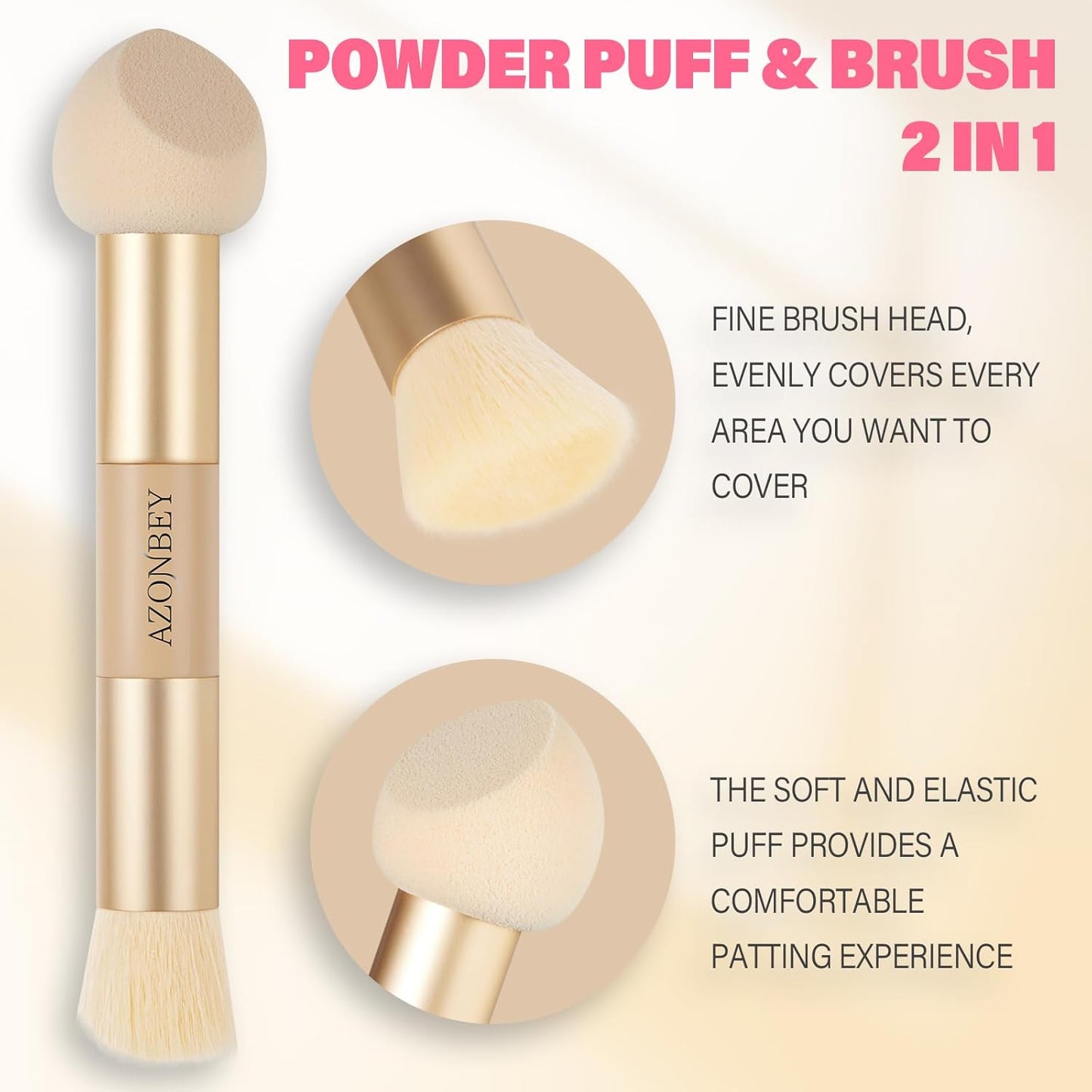 Root Touch Up Sets,Hairline Powder for Women Cover Up- Hairline Concealer for Thin and Thinning Hair, Water & Sweat Resistant,Contain Azonbey Makeup Brush (Light Brown, Med-Makeup Brush)