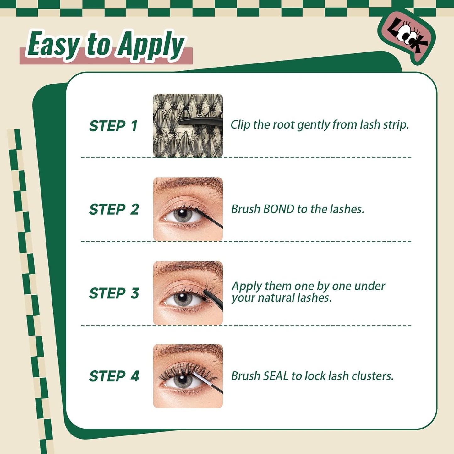 DIY Lash Extension Kit 280pcs Individual Lashes D Curl Eyelash Extension Kit KEYYOU 30D 9-18Mix Lash Clusters with Lash Bond and Seal and Lash Applicator for DIY at Home(KIT-30D-0.07D-9-18Mix)