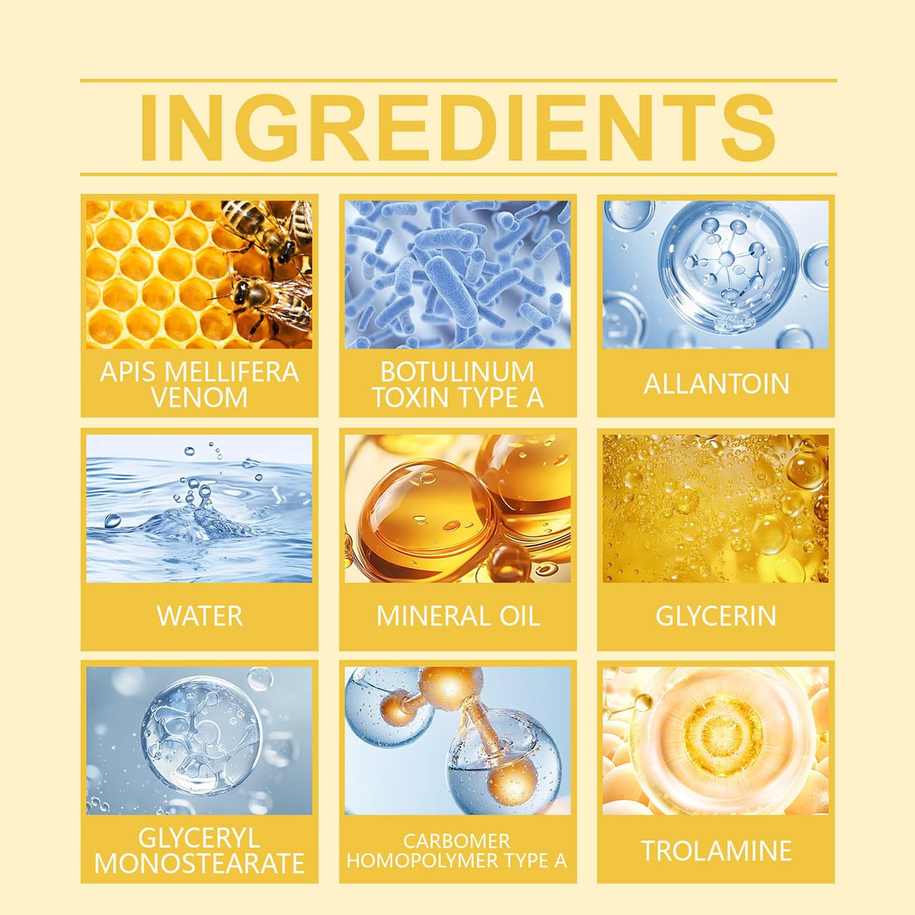 2 PCS Bee Venom Cream 2025 New Bee Venom Advanced Joint and Bone Cream Effective for Back, Neck, Hands,Knee