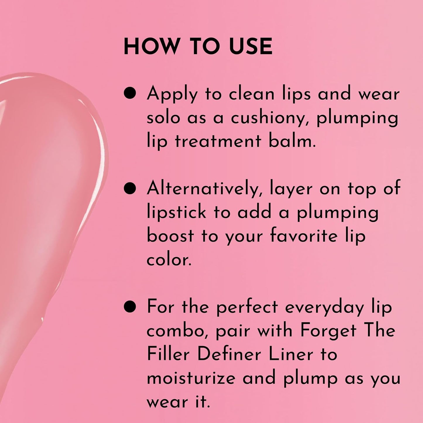 LAWLESS Forget the Filler Lip Plumping Line Smoothing Tinted Balm, Pink Marshmallow, 0.09 Ounce