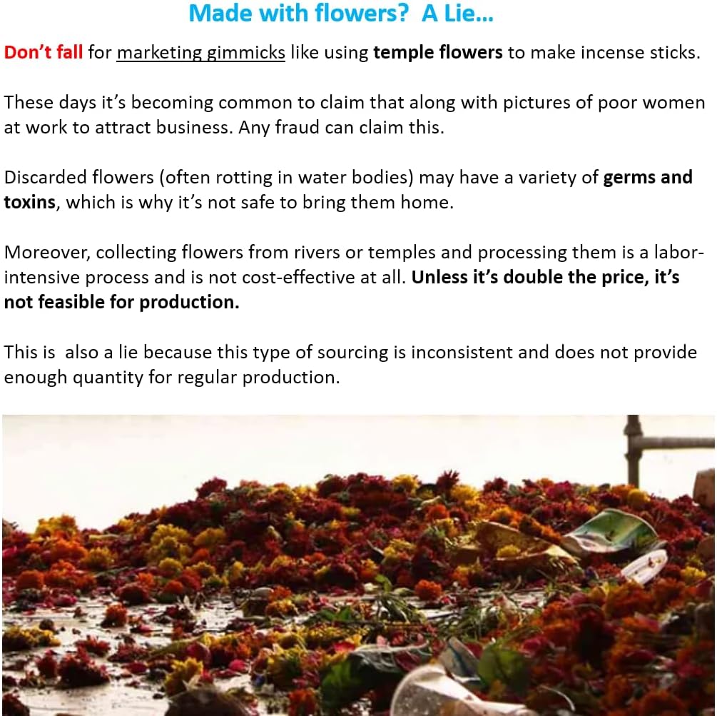 Dragon's Blood Incense Sticks - Traditional Handcrafted Masala Incense - 40 to 50 Sticks Approx.