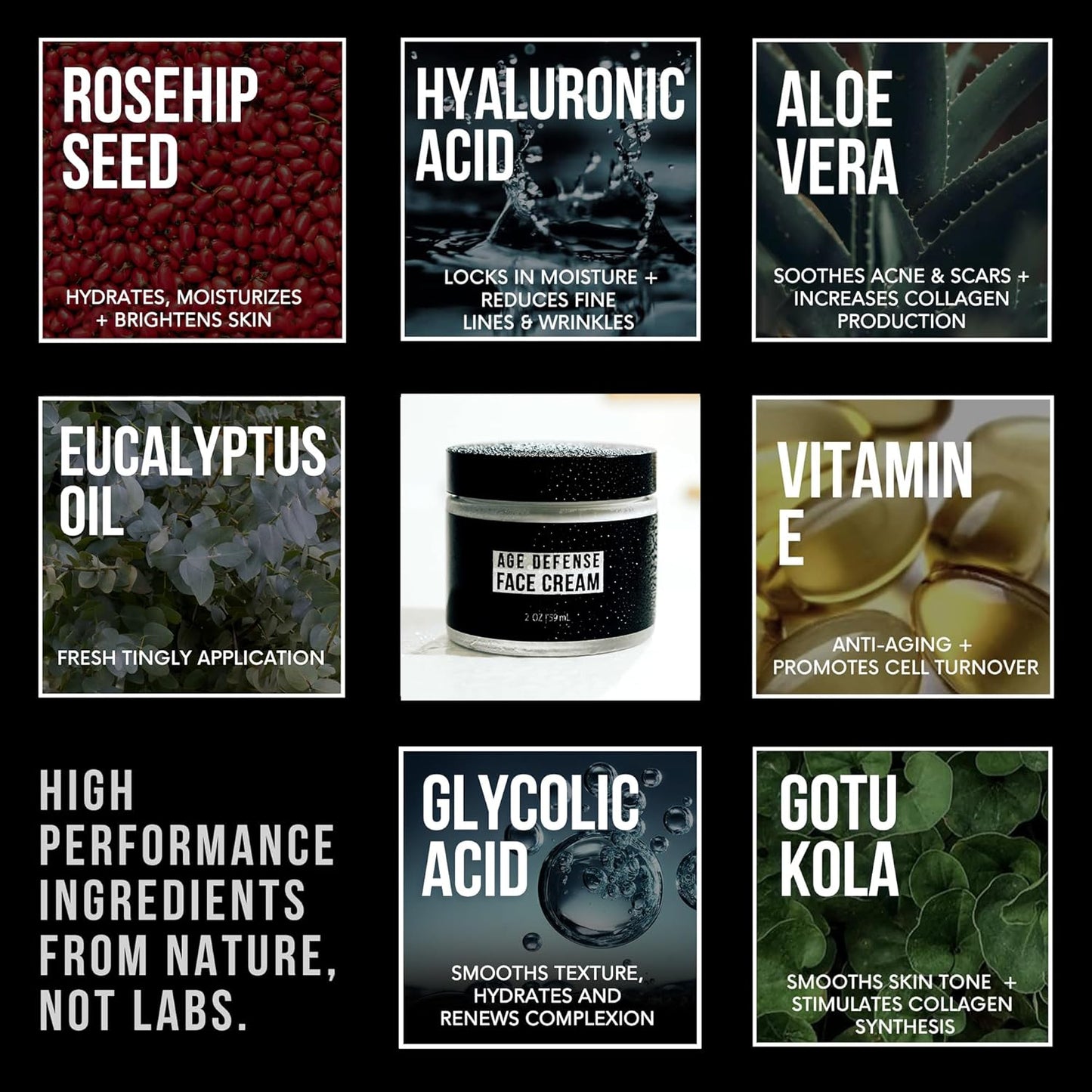 RUGGED & DAPPER - Mens Face Cream with Hyaluronic Acid - Ultra-Hydrating Mens Anti Aging Face Cream- 24 Hour Protection - 4 Month Supply - USA Made