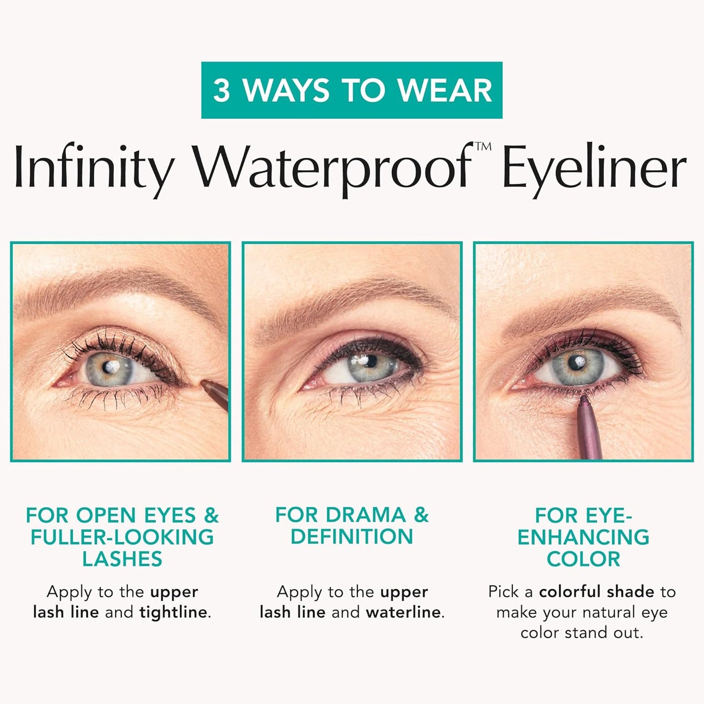 Thrive Causemetics Infinity Waterproof Eyeliner Pencil, Built In Sharpener & Smudge Tip, Long Lasting, Smudge Proof, Hyaluronic Acid & Shea Butter, Vegan & Cruelty Free, Ella (Brown Matte)