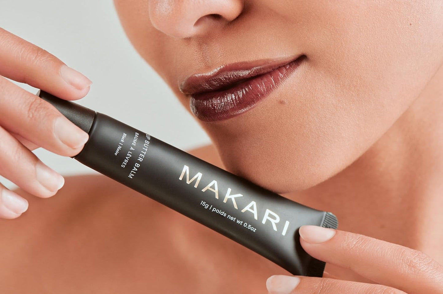Makari Black Lip Butter Balm, Ultra-Nourishing Moisturizer for Dry, Chapped Lips, Black Flavor, Lightweight Non-Greasy Formula for Daily Hydration, All Skin Types, 0.5 oz