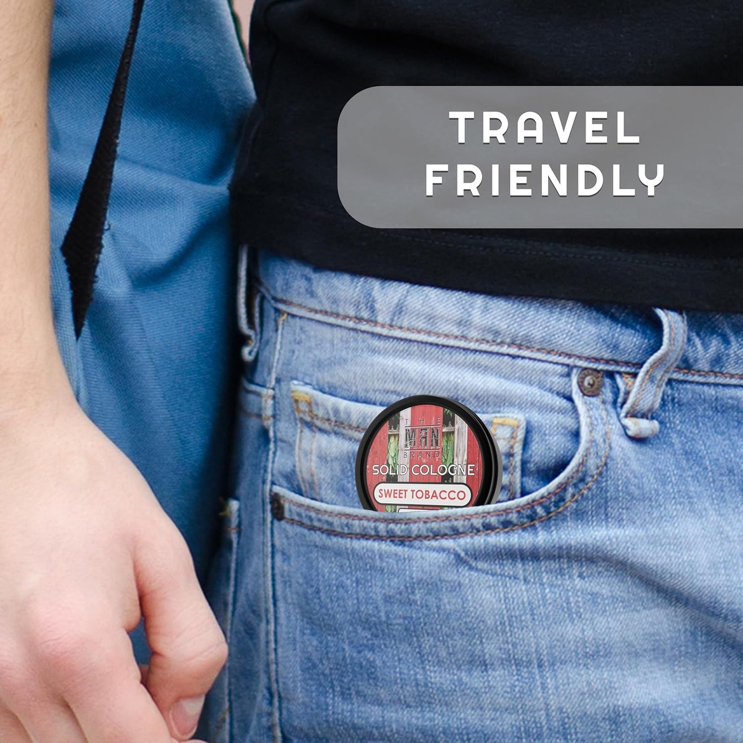 Solid Cologne Men's Sweet Tobacco Scent, Wax Tobacco Cologne for men, Solid Perfume with a Sweet Tobacco Scent (1 Ounce, Sweet Tobacco Mens Cologne Balm)