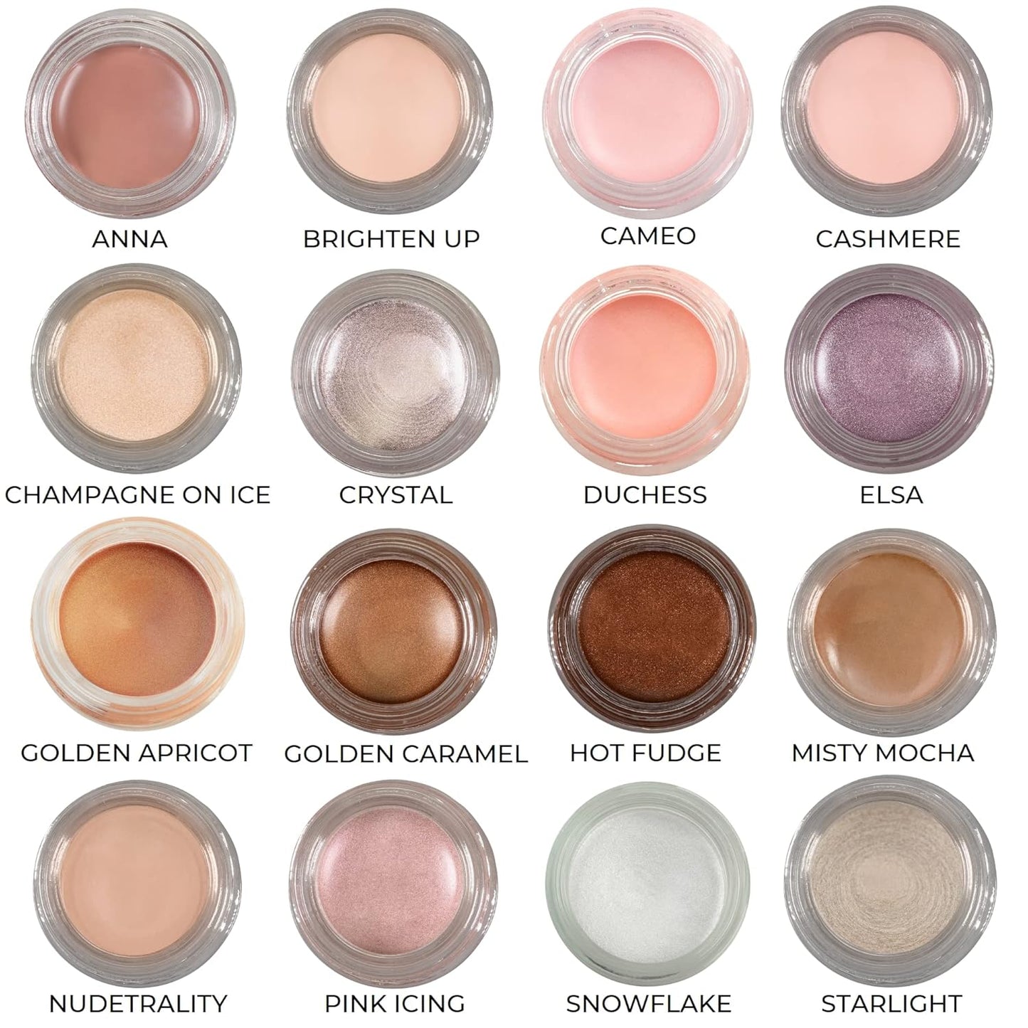 Mommy Makeup Any Wear Creme Eyeshadow - Waterproof, Crease-Proof, Long Lasting, High Pigment, Oil-free - Cream to Powder for Eyes, Cheeks & Lips (Duchess)