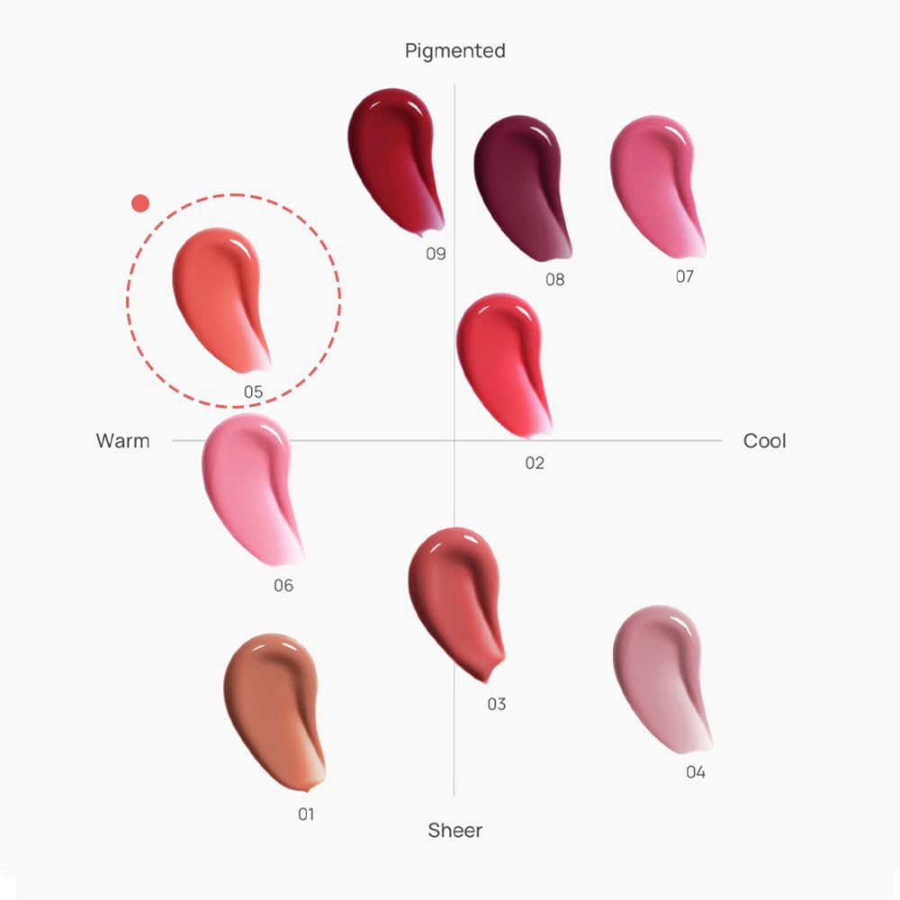 Moist Ampoule Blusher with 50% Moisture Essence | Hydrating & Long-Lasting Blush | 0.67 fl.oz (9 Shades) (Peach Coral)