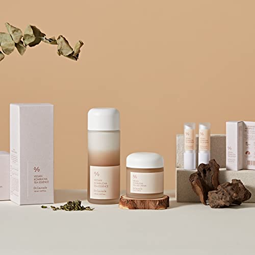 Dr.Ceuracle Vegan Kombucha Tea Lip Balm - Soft, Natural, Lightweight, Hydrating Lip Moisturizer for Dry Cracked Lips, Korean Skincare (3.7 g / 0.13 oz.)