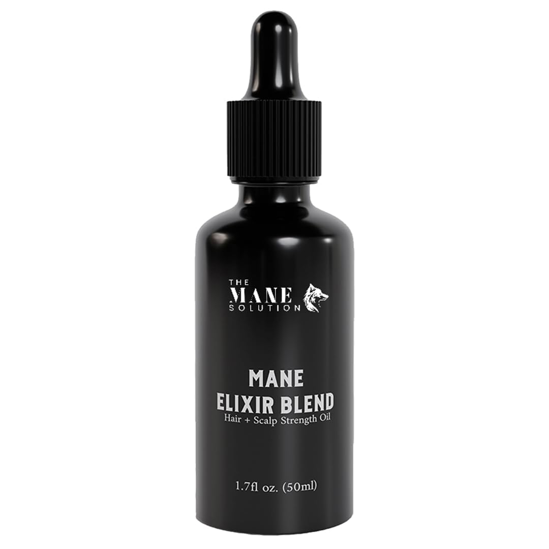 The Mane Elixir Blend: 11-in-1 Growth Oil Serum for Thinning Hair, Loss & Regrowth - 50ml
