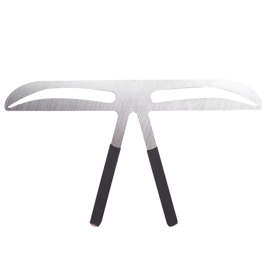 Eyebrow Ruler, 4 Types Eyebrow Stamp Stencil Kit Permanent Eyebrow Ruler Eyebrow Stencils Eyebrows Shape Reusable Eyebrow Measure Balance Extension Ruler Eyebrow Shape Stencil(Wave Type eyebrows)