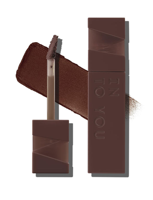 INTO YOU Matte Velvet Lip Stain Long Lasting Waterproof Lip Gloss Makeup Moisturizing Lipstick for Women (L-Br01)