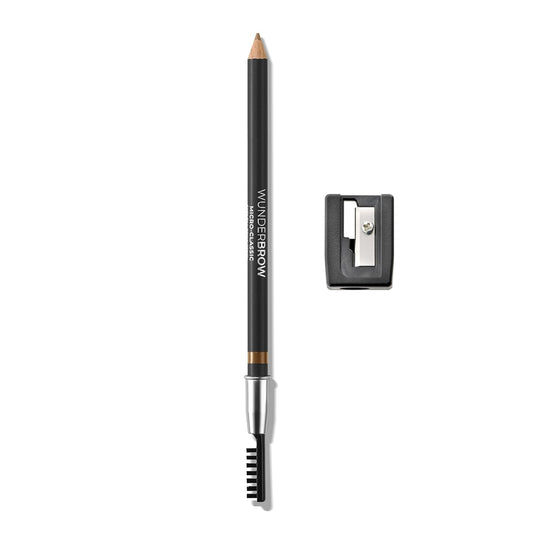 Wunderbrow Micro-Classic Brow Pencil, 2.5mm tip for precision filling, Sharpener Included, Vegan and Cruelty Free (Blonde)