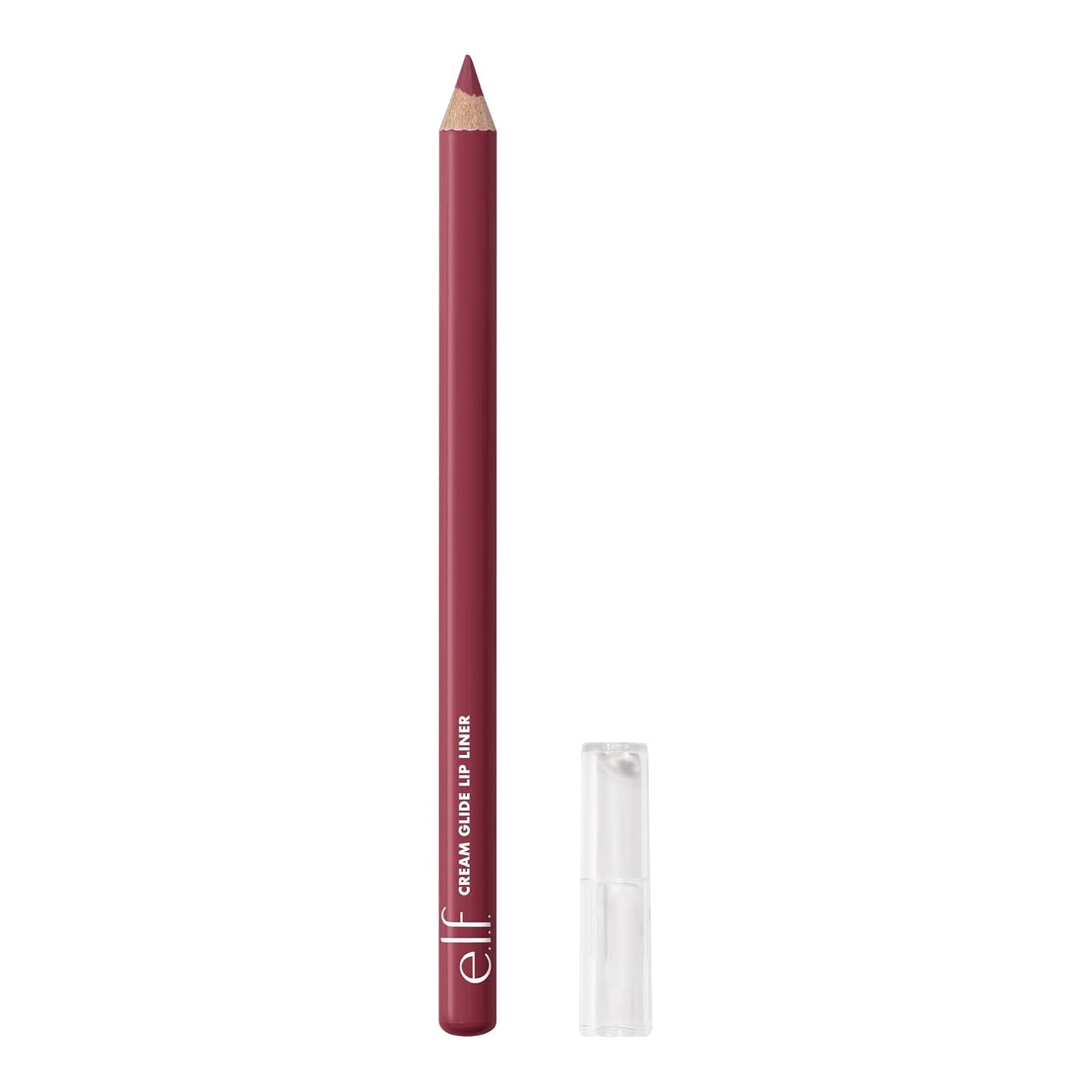 e.l.f. Cream Glide Lip Liner, Highly-Pigmented Pencil For Shaping & Sculpting Lips, Semi-Matte Finish, Vegan & Cruelty-Free, That Merlot Tho