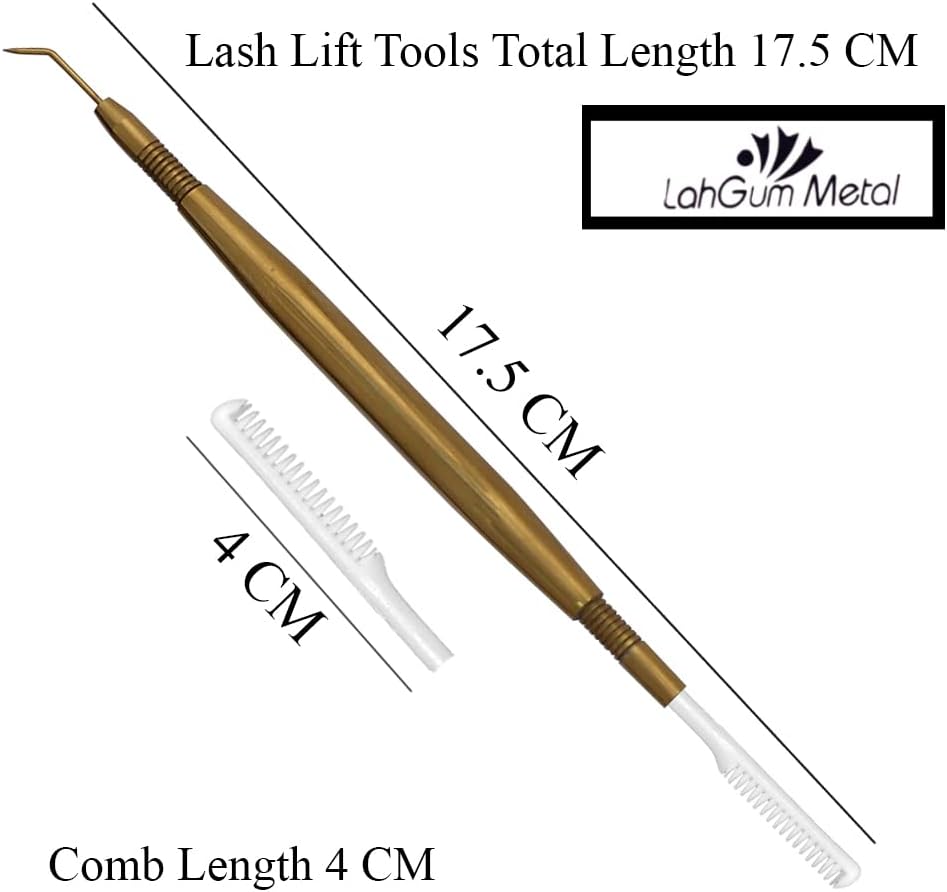 Separation Eye lash Separator Tool Pro Lash Lift Tools and Tint Kit Professional Lifting - Lashes Separater Perm Extension Separating Comb Tinting Lifter Eyelashes Seperator Supplies Silver Steel