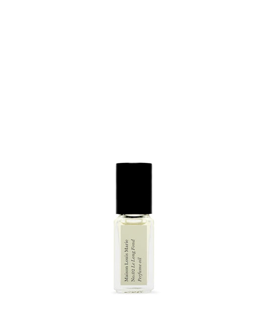 Maison Louis Marie - No.02 Le Long Fond Natural Roll-On Perfume Oil Sample | Luxury Clean Beauty + Non-Toxic Fragrance (0.1 fl oz | 3 ml)