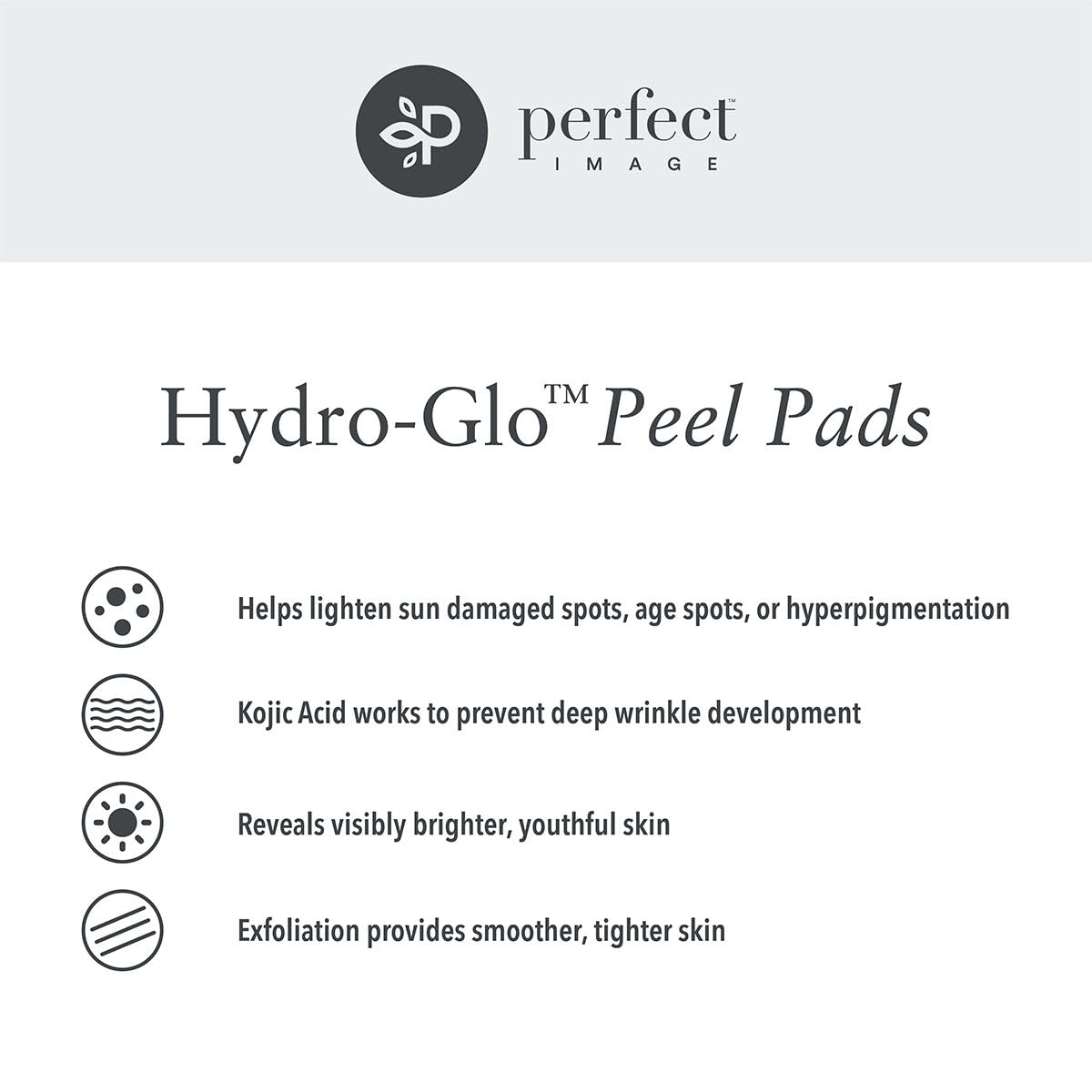 Hydro-Glo Peel Pads - Enhanced with Kojic, Mandelic, Glutathione, Licorice, Papaya, Pineapple, Bearberry Extracts (40% Strength)