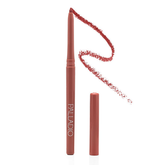 Palladio, Retractable Waterproof Lip Liner High Pigmented and Creamy Color Slim Twist Up Smudge Proof Formula with Long Lasting All Day Wear No Sharpener Required, Raspberry