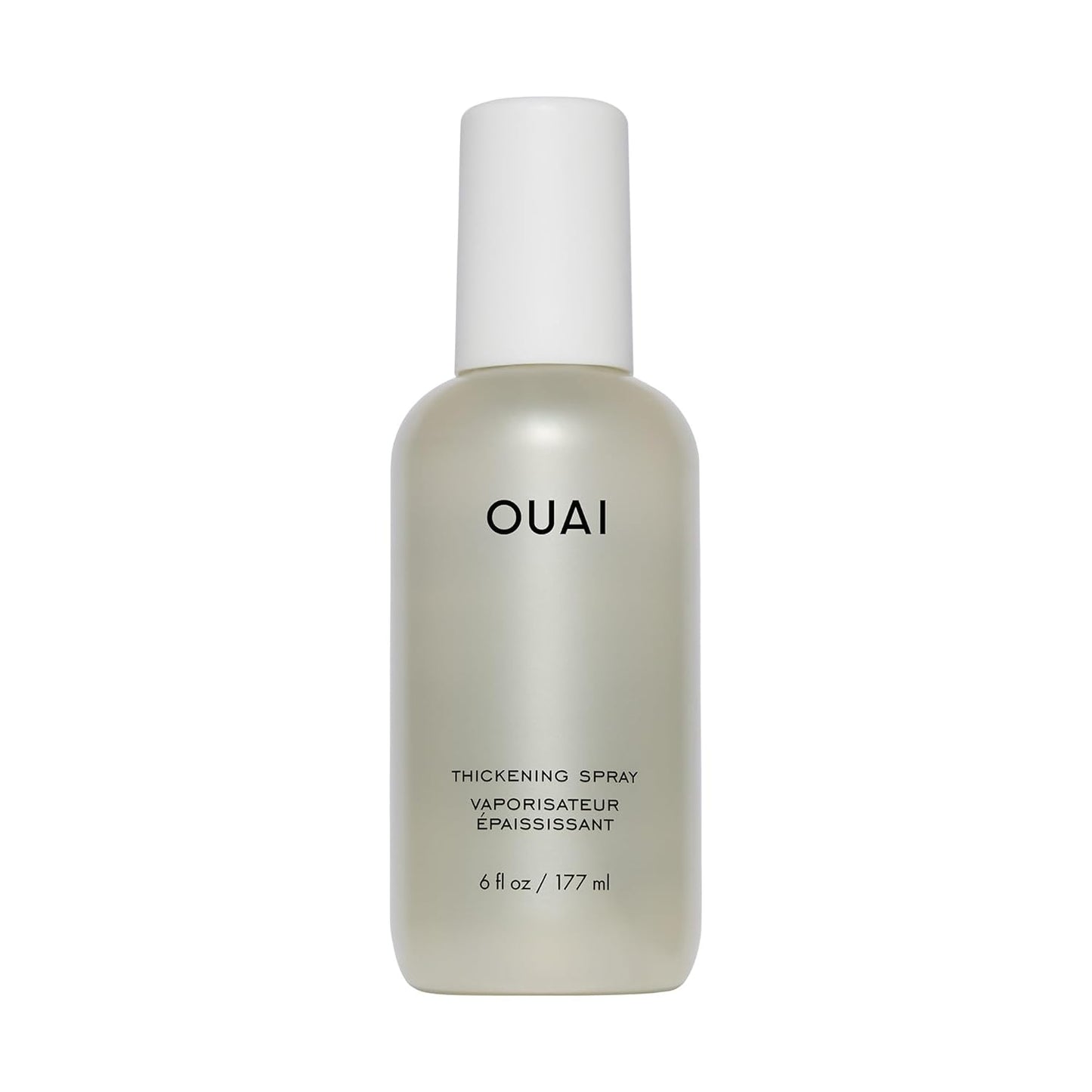 OUAI Hair Thickening Spray - Thickening & Volumizing Spray for Instantly Thicker, Fuller-Looking Hair - Protects, Strengthens & Repairs with Amaranth Peptide & Amino Acids (6 Fl Oz)