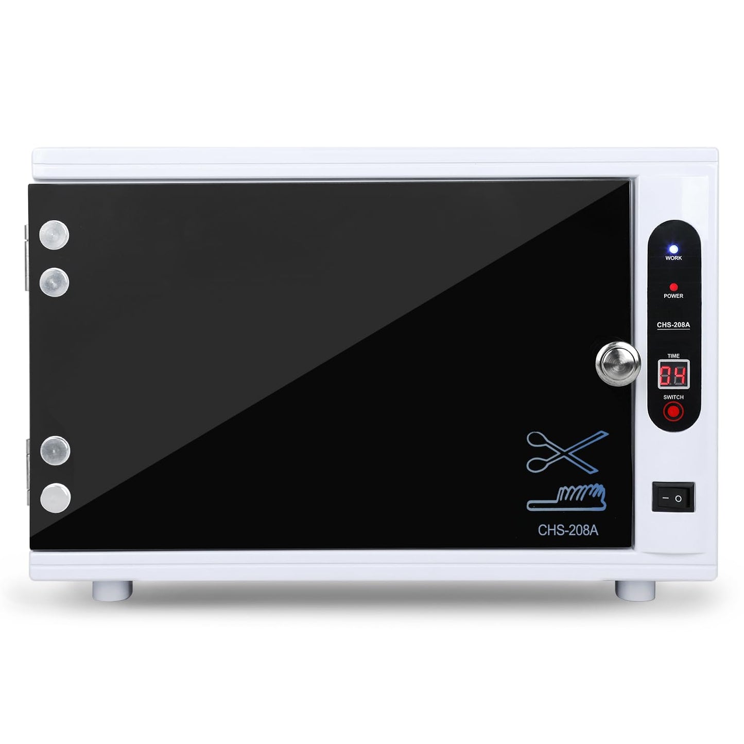 Nail Tool Cleaning Cabinet, Large Capacity Cleaner Box Cleaner Cabinet Cleaning Machine Barber Tool Box Nails Art Tool Equipment for Salon, Spa, Barber