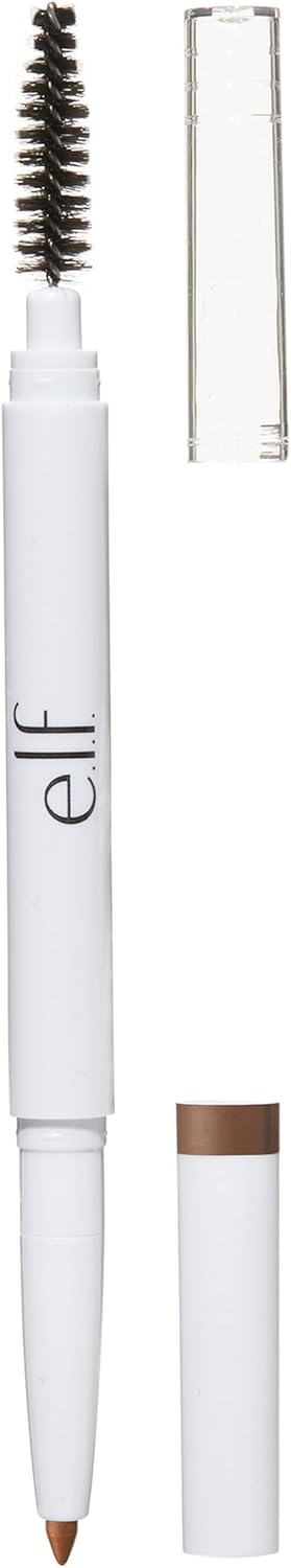 e.l.f. Instant Lift Brow Pencil, Dual-Sided, Precise, Fine Tip, Shapes, Defines, Fills Brows, Contours, Combs, Tames, Taupe, 0.006 Oz
