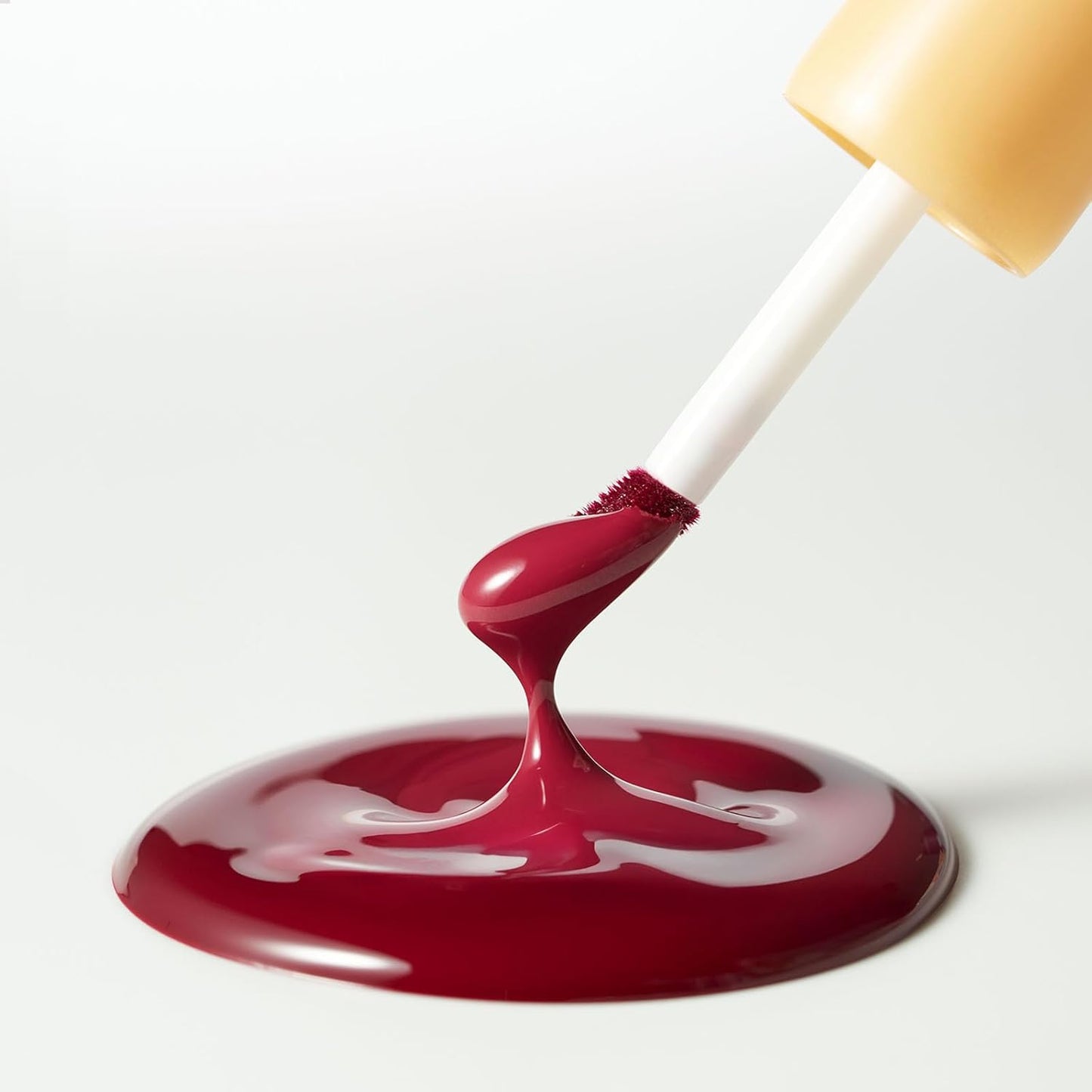 Laka Fruity Glam Lip Tint Mini, Glowing Lip Stain with Wide Color Spectrum, Hydrating & Lightweight Texture, Long-Lasting Bold Stain, Non-Sticky, Vegan, K-Beauty (#114 Harmony)