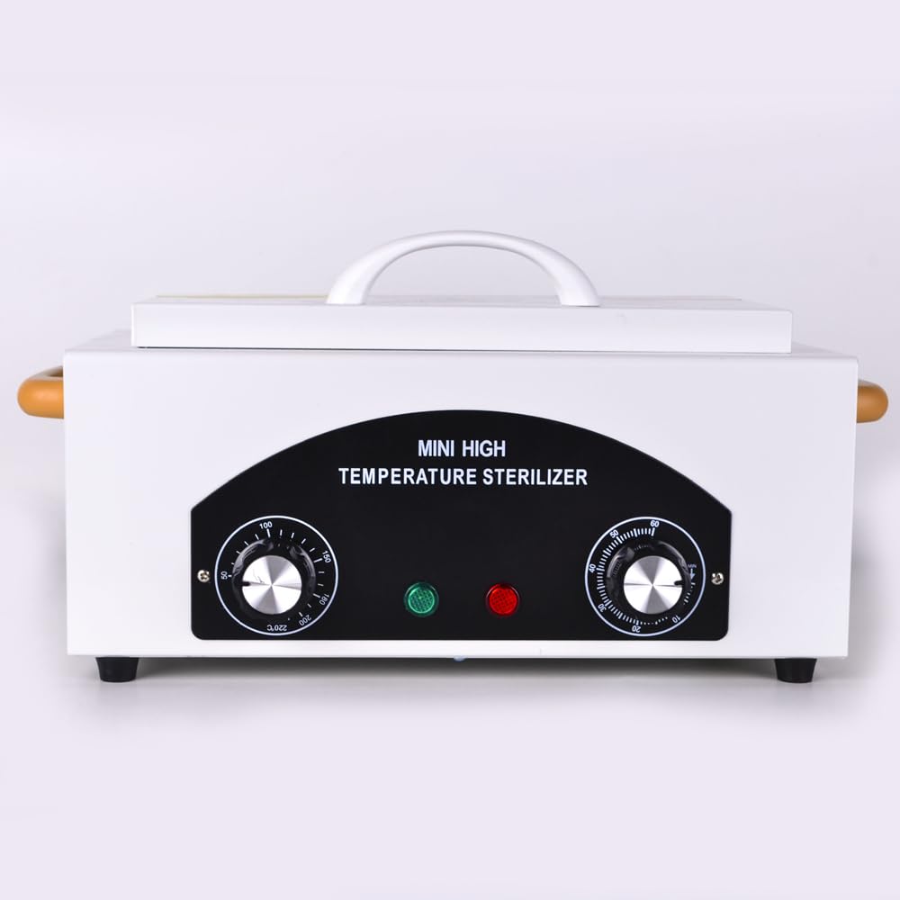 Nail Tool Sterilizers,Mini High Temperature Autoclave Machine with Timer