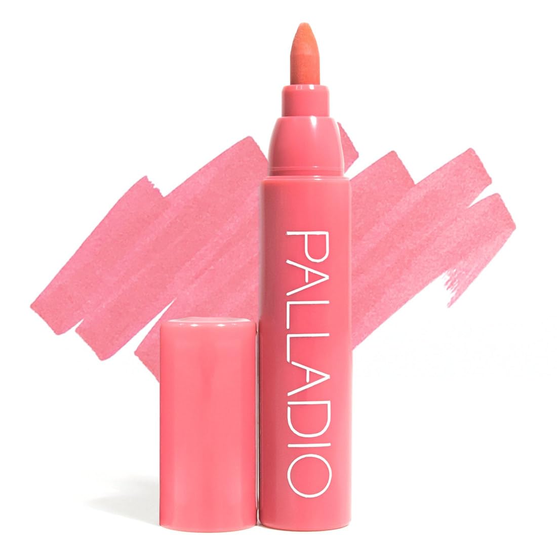 Palladio Lip Stain, Hydrating and Waterproof Formula, Matte Color Look, Long-lasting All Day Wear Lip Color, Smudge Proof Natural Finish, Precise Chisel Tip Marker, Pinky