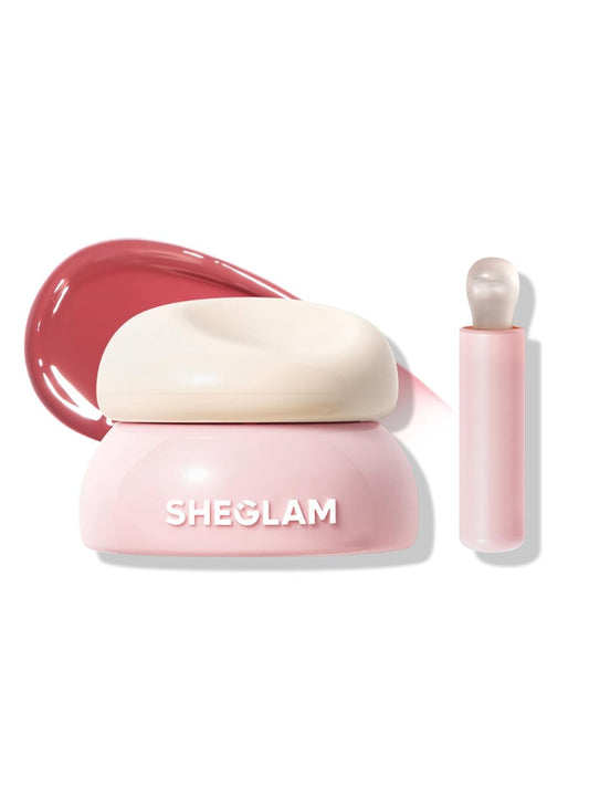 SHEGLAM Hydra Jelly Pocket Lip Jam Hydrating Nourishing Lip Gloss Moisturizing Lip Makeup-Guava Glow