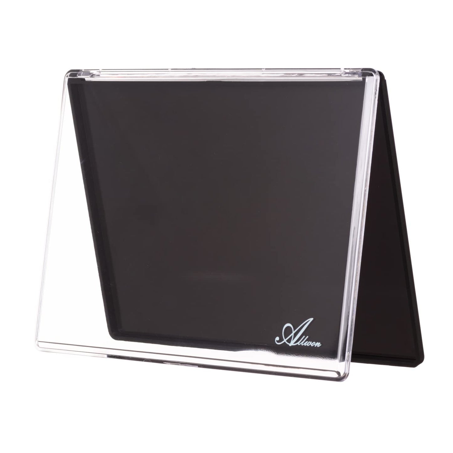 XL Large Empty Magnetic Transparent Plastic Eyeshadow Makeup Palette with 20Pcs Adhesive Empty Palette Metal Stickers for Eyeshadow Lipstick Blush Powder