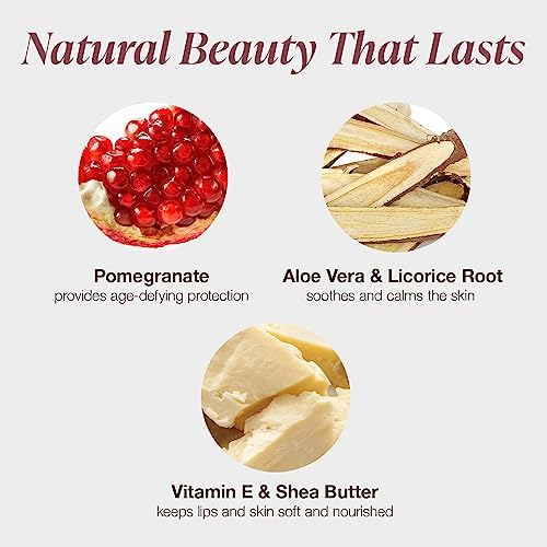 Mineral Fusion 3-in-1 Color Stick - Hydrating Tinted Cream Blush for Cheeks, Lip and Eye - Natural Multi Use Makeup (Berry Glow)