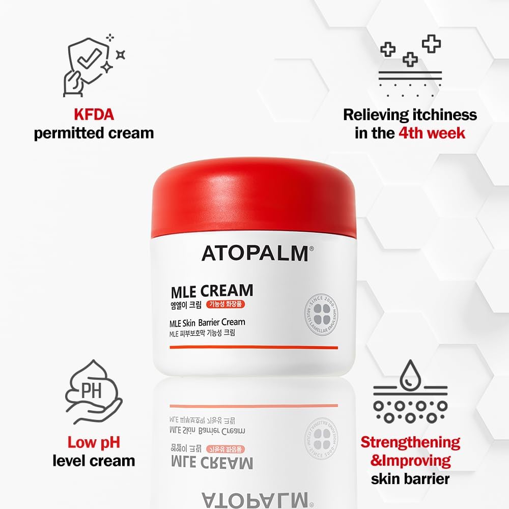 ATOPALM | MLE Eczema Cream | Premium Baby Lotion Newborn | Baby Face and Body Moisturizer for Skin Barrier | Moisturizing Facial Cream for Itchiness & Redness | Korean Skincare | 2.2 fl oz (65ml)