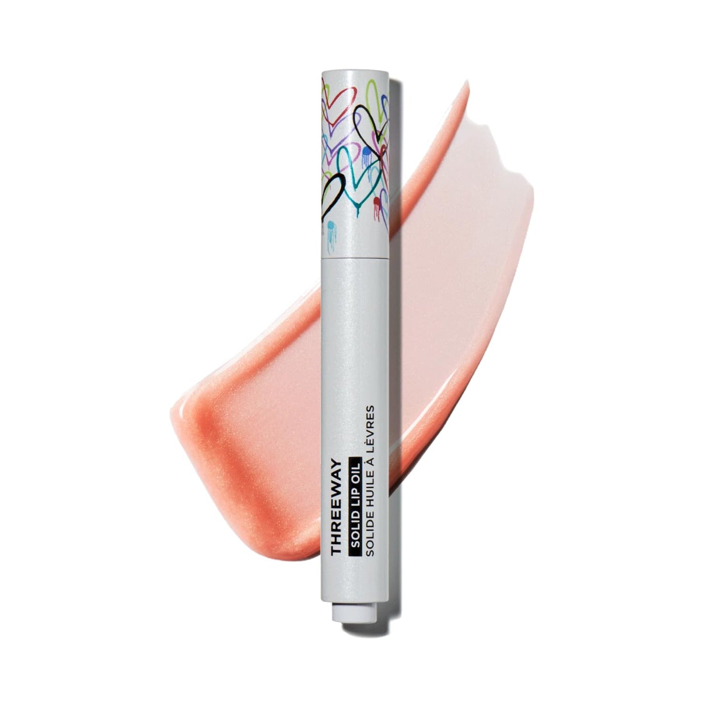 Deck of Scarlet Threeway Solid Lip Oil, Vegan Formula With Hyaluronic Acid and Hydrating Oil Blend, Glossy Finish - Goldcrown