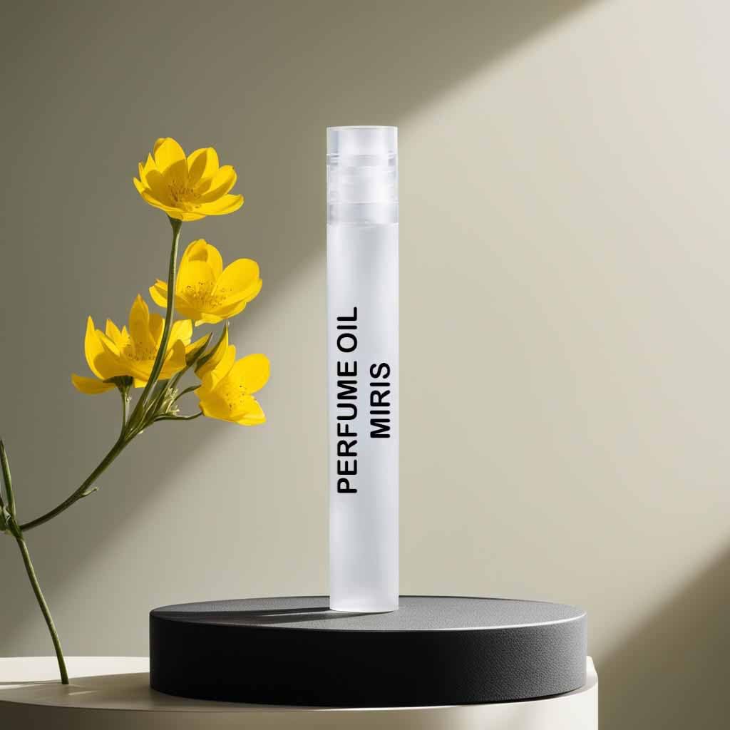 MIRIS Perfume Oil No. 44145, Inspired by Noir Pour Femme, Long-Lasting Women Roll-On, Rollerball 0.34 Fl Oz / 10 ml