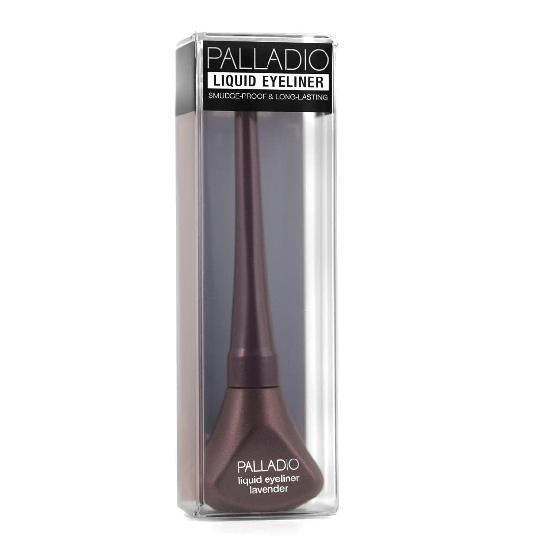 Palladio Liquid Eyeliner, Highly Pigmented and Waterproof Eyeliner, For Intense Eye Definition, Smear-proof Eyeliner Liquid, Includes Easy Grip Wand and Felt Tip Eyeliner Applicator, Lavender