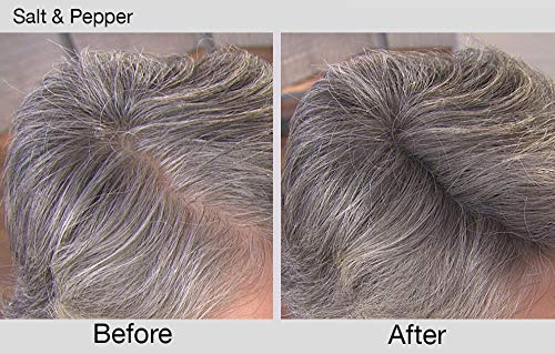 Joan Rivers Great Hair Day Root Touch Up Powder – Fill-in Powder for Thicker, Fuller Looking Hair (Salt Pepper)