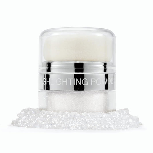 Glitter Air Cushion Highlighter Powder - 3D Contour & Brighten Face, Eyes, Body, Hair | Pearlescent Patting Powder Create a Shimmering Look | Easy-Use & Perfect for Daily & Special Occasions