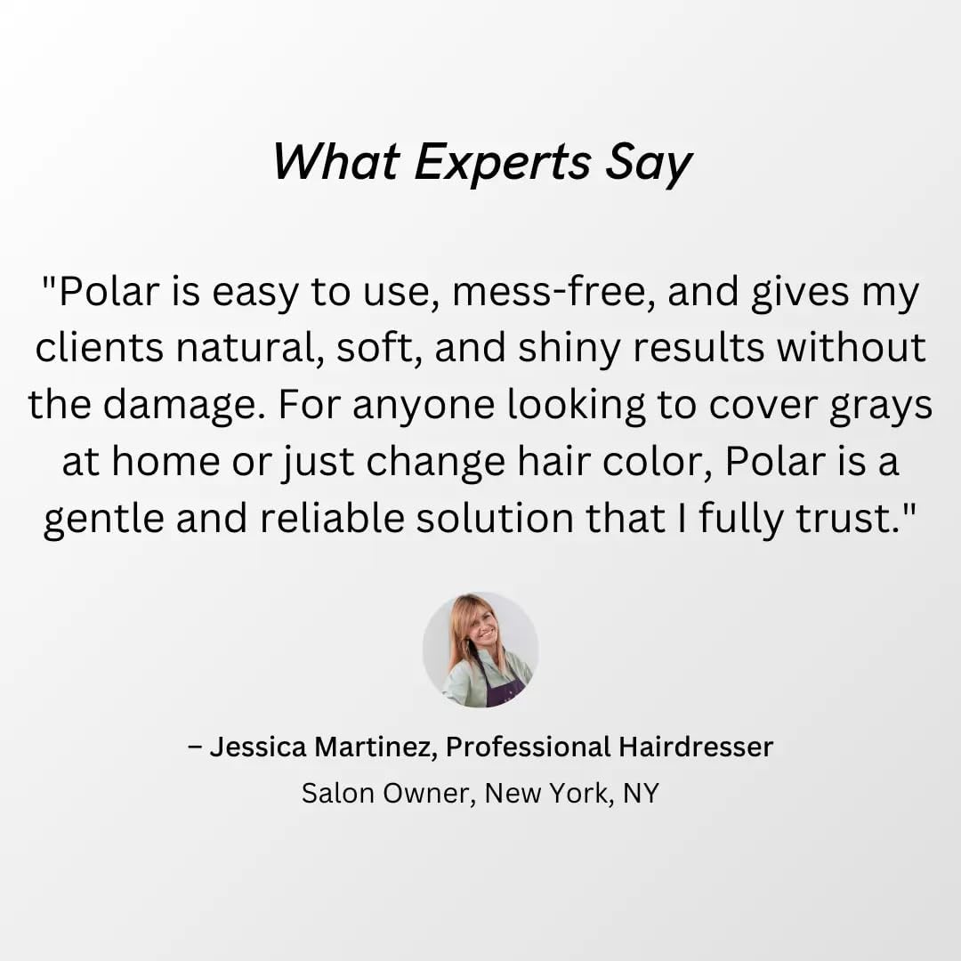 Polar Haircare - Hair Dye Shampoo for Gray Hair for Women & Men (Purple) Natural Hair Dye Kit - Semi Permanent Hair Dye Shampoo - Vegan Hair Dye (Polar Hair Care USA) 6.76 Fl Oz