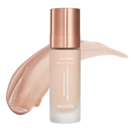 M. Asam MAGIC FINISH Supercharge Serum Foundation Rose Fair (1.01 Fl Oz) - Moisturizing Make Up & Firming Face Serum In One, Anti-aging CC Cream With Optimal Coverage & Hyaluronic Acid