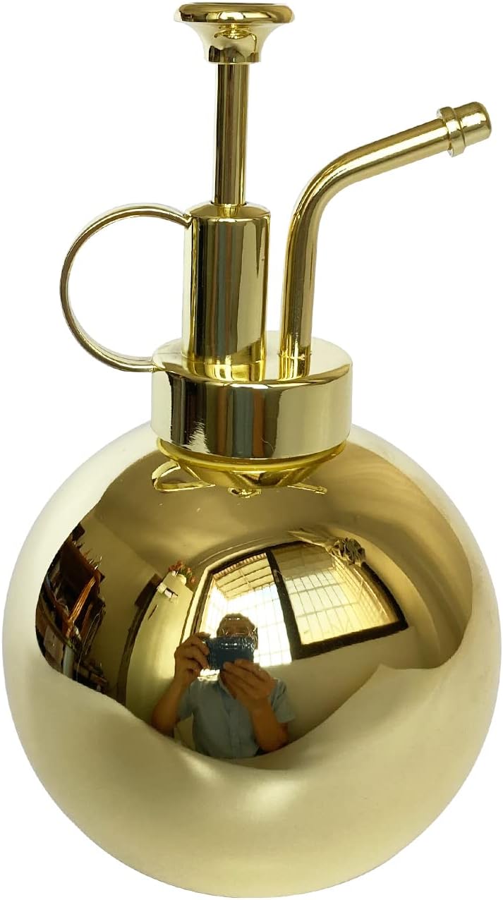 Plant Misting Bottle Stainless Steel Plant Sprayer, Small Watering Can Plant Misting Bottle Modern Gardening Tools for Indoor Potted Plants Watering and Misting