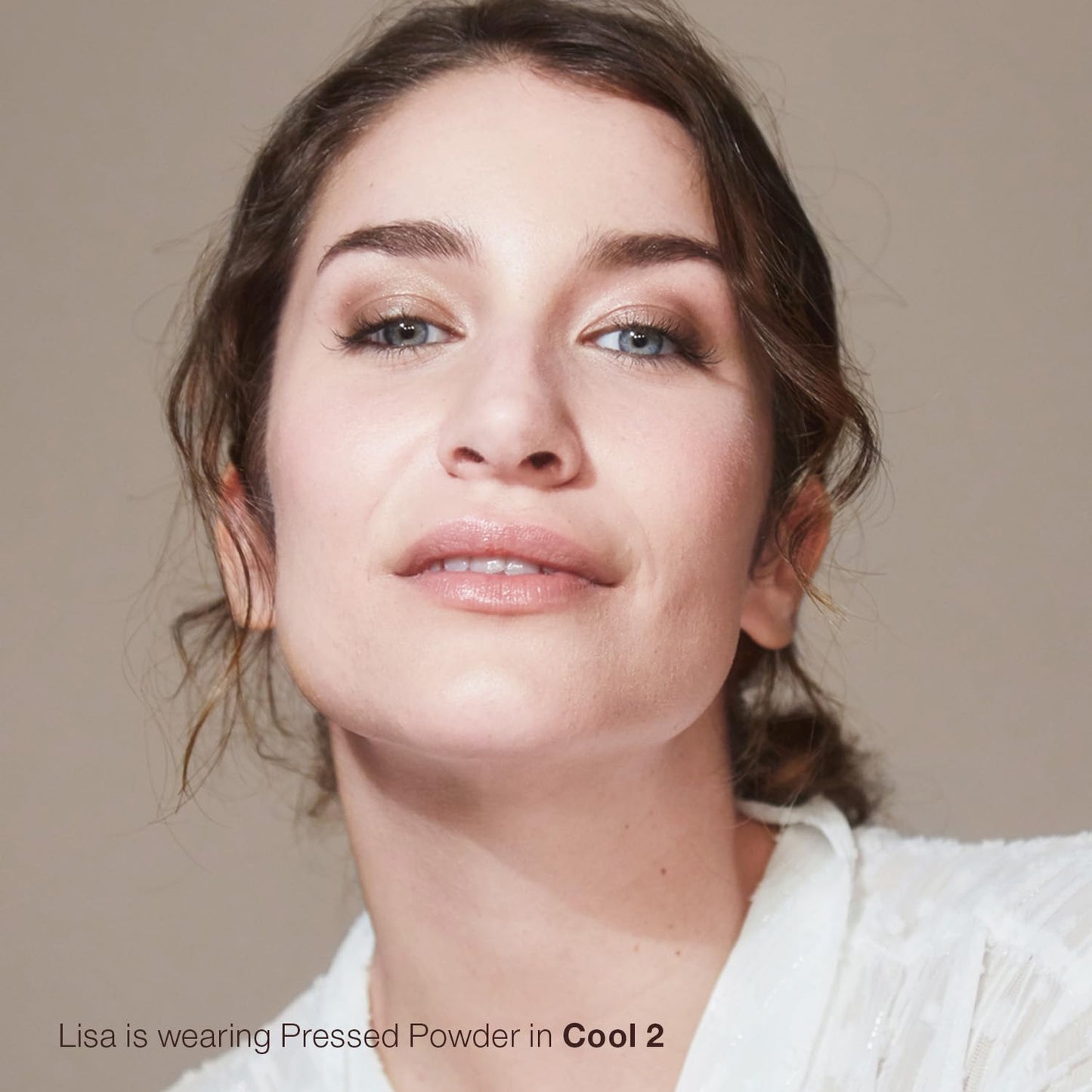 Mineral Fusion Pressed Powder Foundation - Matte Finish Face Powder for Fair Skin with Pink/Red Undertones - Age Defying Natural Makeup - Talc Free, Vegan, Hypoallergenic (Cool 1)