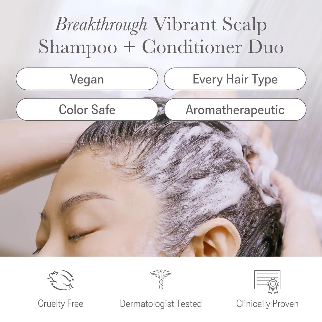 NULASTIN Strength & Shine Hair Duo – Vibrant Scalp Conditioner (10 fl oz) & Rejuvenating Hair Serum (1 fl oz) – Reduce Frizz, Enhance Volume, and Support Hair Growth (2 Pc)