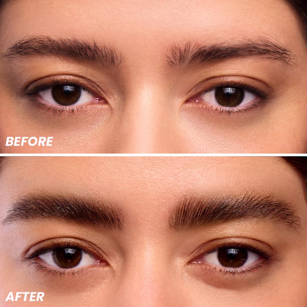 Wonderskin Wonder Blading Brow Stain & Go Masque - Long Lasting Eye Brow Tint, Transfer Proof and Smudge Proof Eyebrow Tint Stain (Dark Brunette)