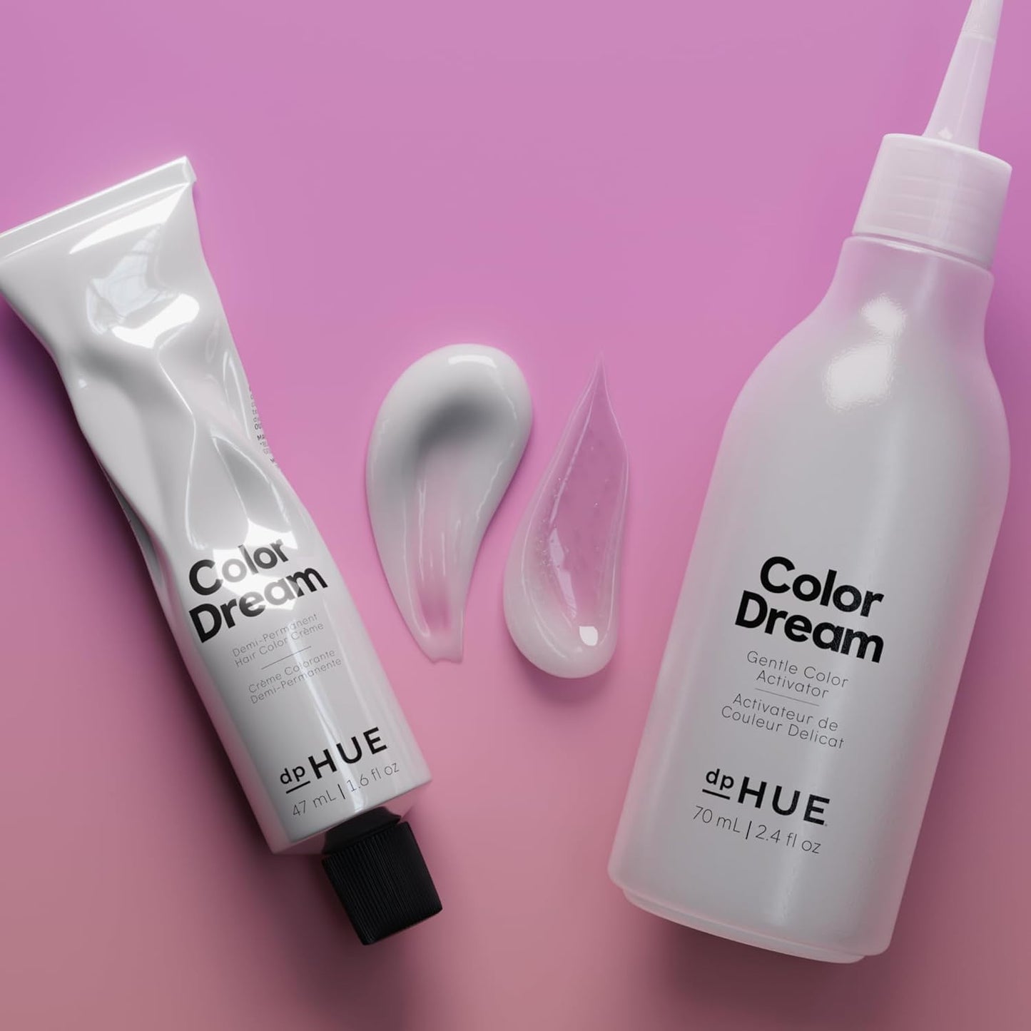 dpHUE Color Dream, Black - Ammonia-Free, Demi-Permanent Hair Color - Lasts 16 Washes - Boosts Shine - Paraben & Sulfate Free, Leaping Bunny Certified