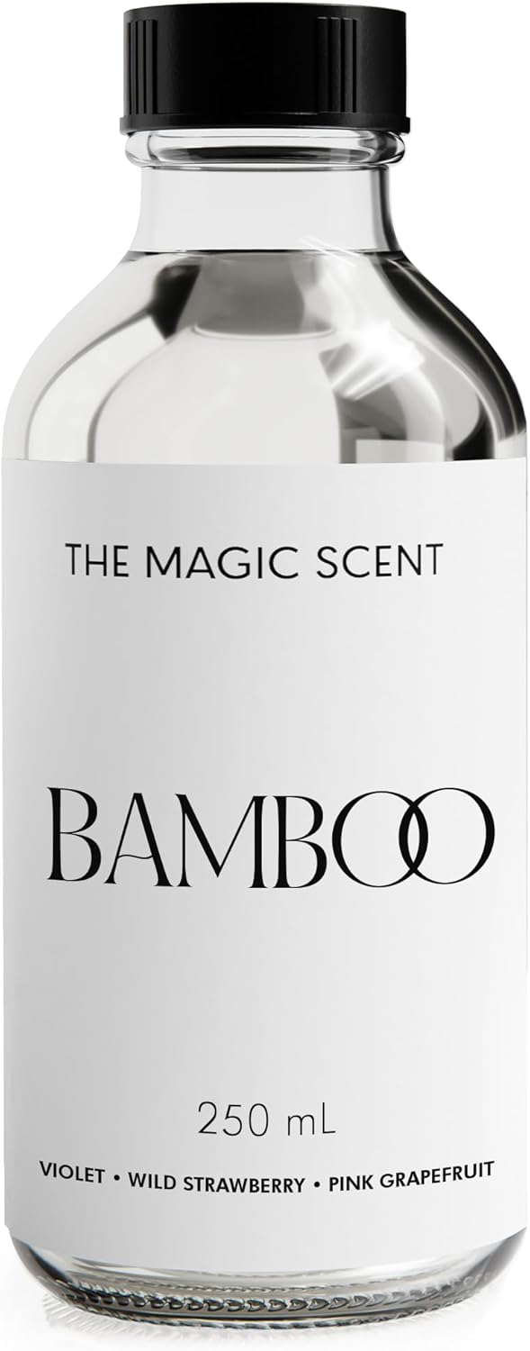 Bamboo Diffuser Oil - Hotel & Home Luxury Scents Inspired by The Four Seasons, Bora Bora - Diffuser Oil Scents for Home Designed for Use in All Diffusers - 8.5 fl oz, 250 mL