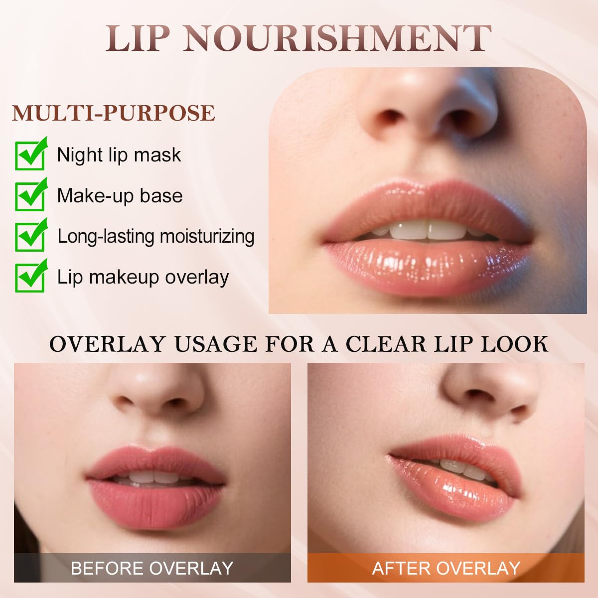 Summer Lip Butter Balm, Moisture and Hydration Lip Gloss, Long-lasting Hydrating Non-Sticky Lip Balm, Soften Dry Lips Lip Care (#Iced Coffee, 1Pcs)