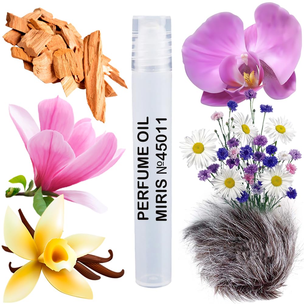 MIRIS Perfume Oil No. 45011, Inspired by Purple Molecu 070 07, Long-Lasting Unisex Roll-On For Women and Men, Rollerball 0.34 Fl Oz / 10 ml